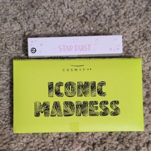 Cosmyfy Iconic Madness Palette and Star Dust Lipgloss In 02 Lyra Set